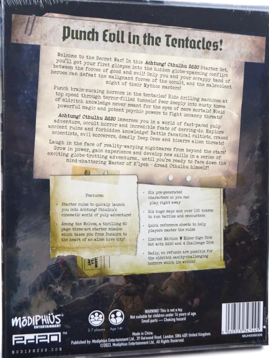 Achtung Cthulhu 2d20: Starter Set VO