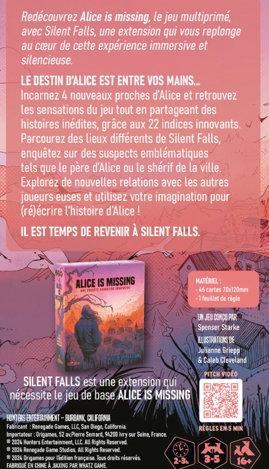 Alice is Missing : Silent Falls (Ext)