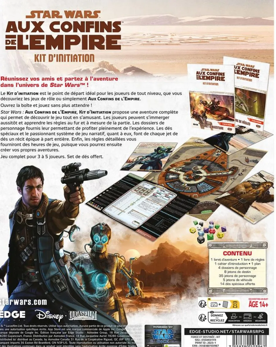 Aux confins de l'Empire : Kit d'initiation
