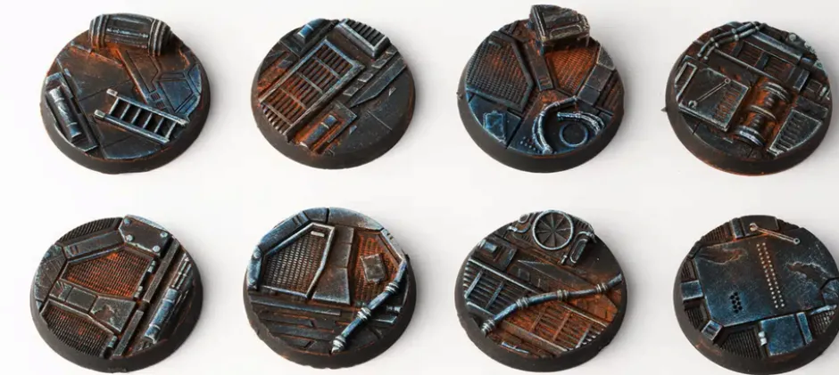 Bases pour figurines : Spaceship Corridor 32mm