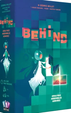 Behind
