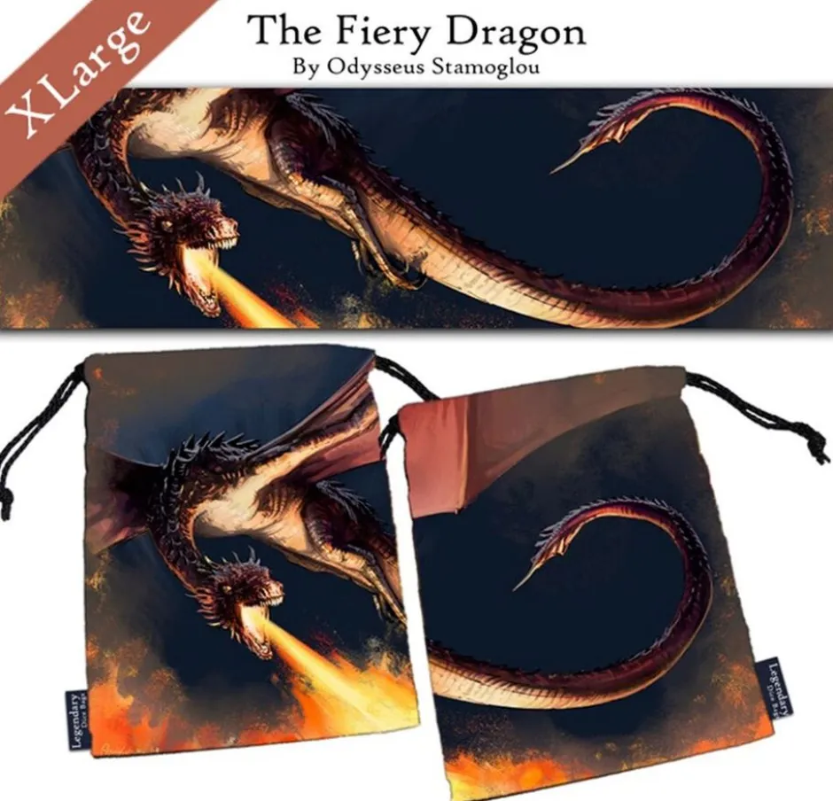 Bourse à dés : Legendary Dice Bag XL - The Fiery Dragon