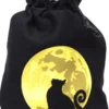 Bourse à dés : The mooncat dice bag
