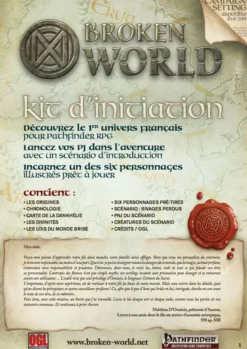 Broken World - Kit initiation