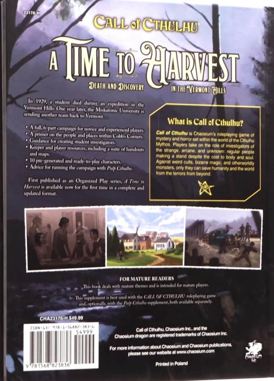 Call of Cthulhu: A Time to Harvest VO