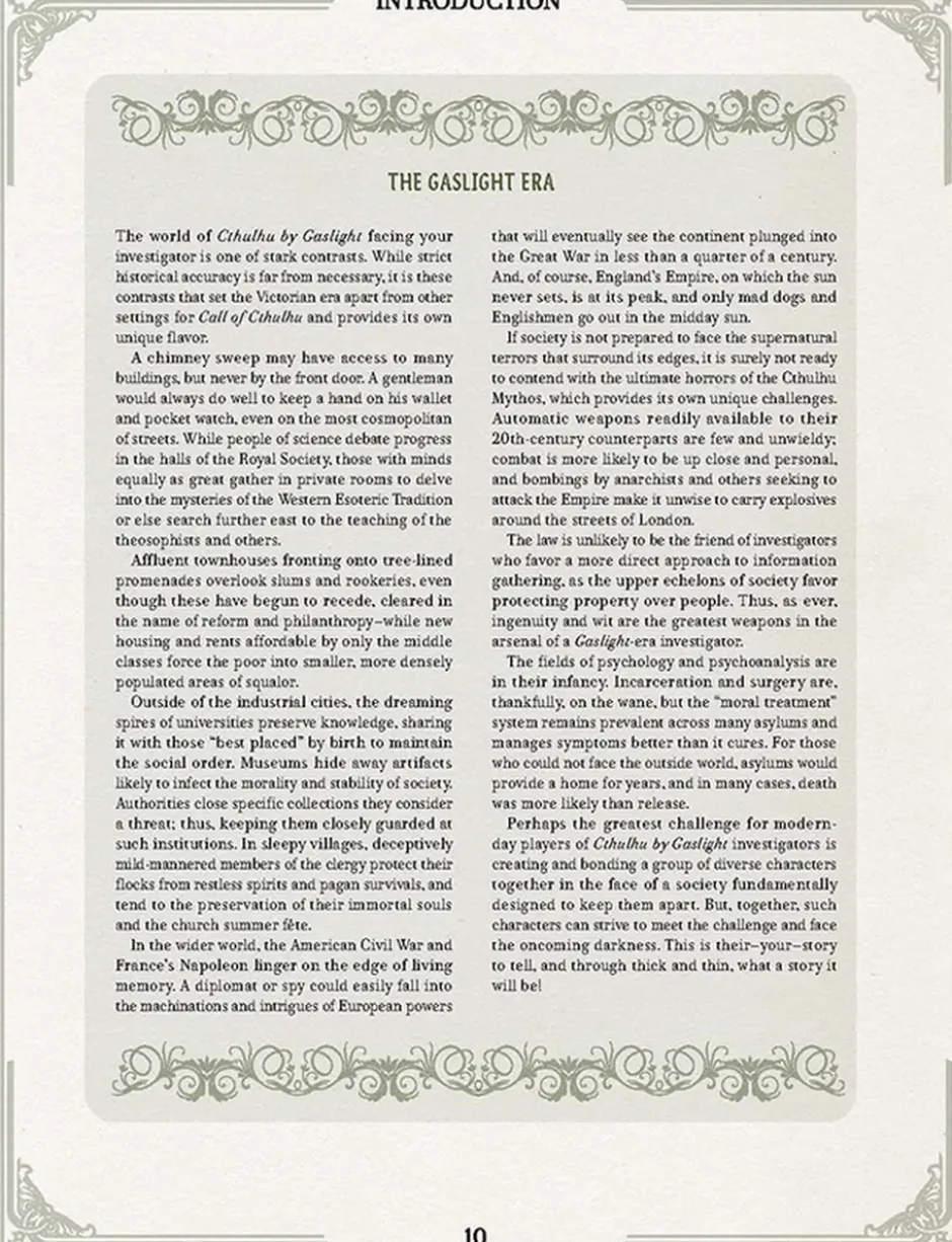Call of Cthulhu: Cthulhu by Gaslight Investigator’s Guide VO