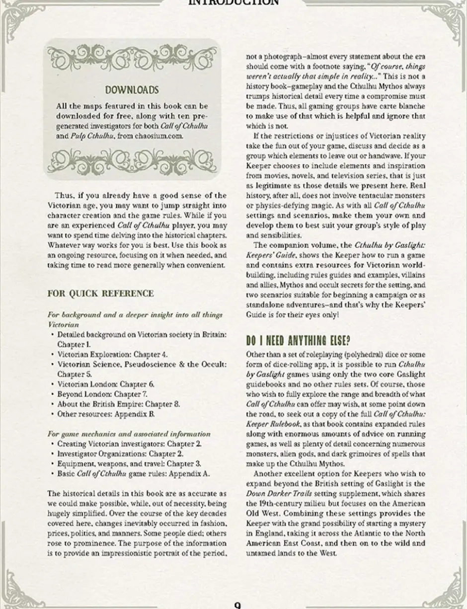 Call of Cthulhu: Cthulhu by Gaslight Investigator’s Guide VO