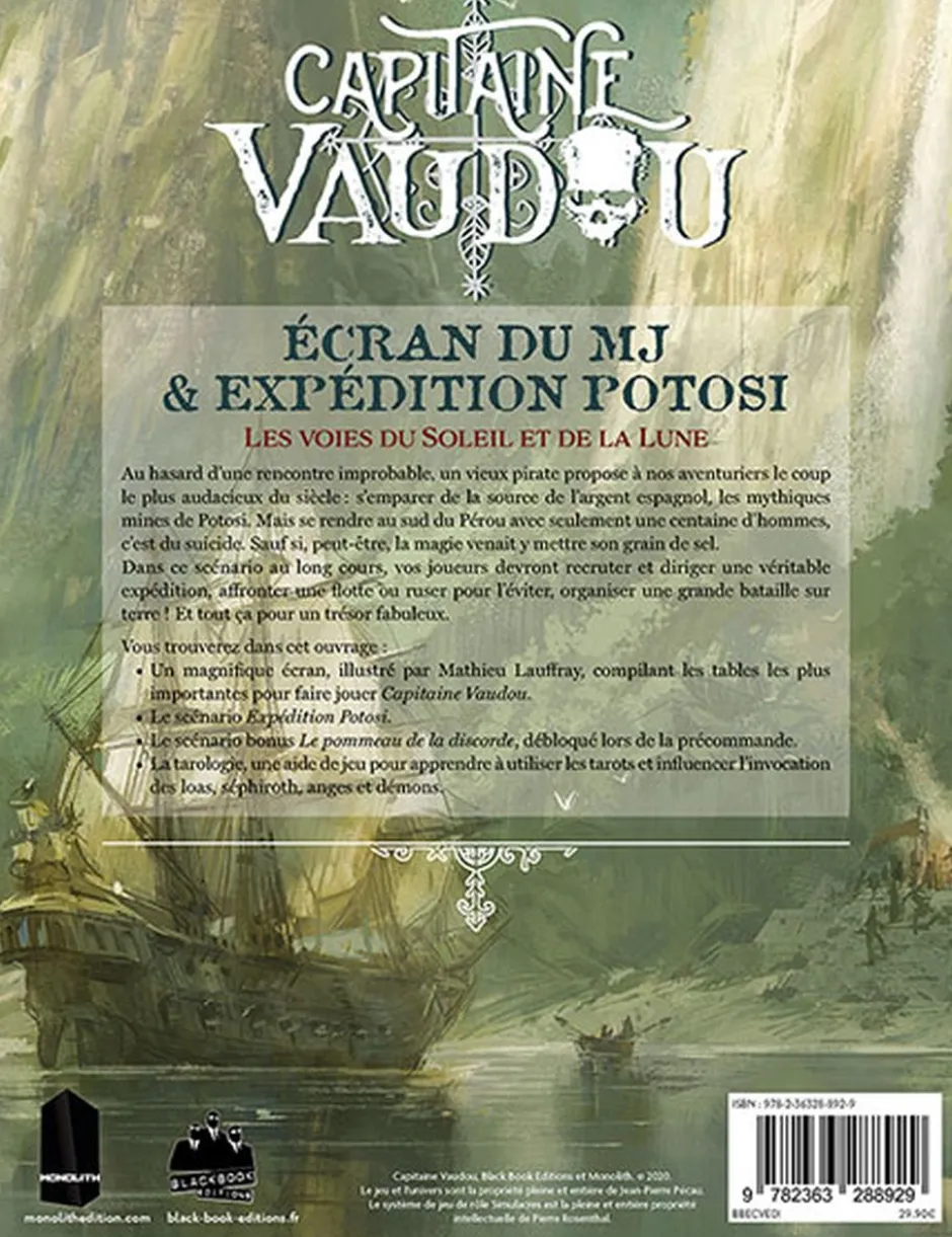 Capitaine Vaudou - Ecran du MJ