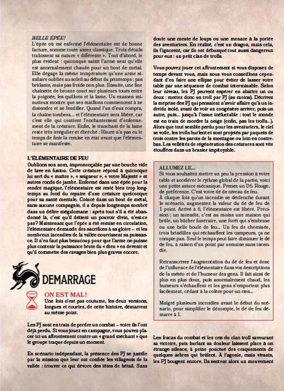 Chroniques des Terres-Dragons N°20 : Pas de Fumée Sans Feu