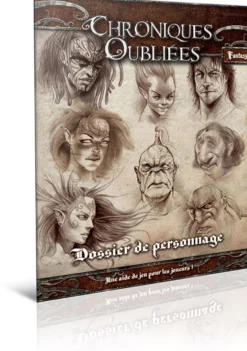 Chroniques Oubliées Fantasy - Dossier de personnage x5 (2e impression)