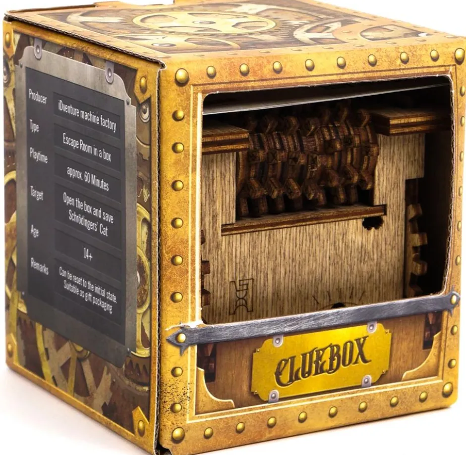 Cluebox – Escape room dans une boîte - Le Chat de Schrödinger