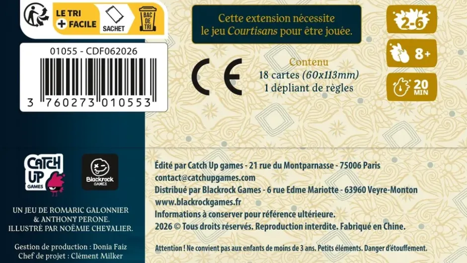Courtisans : Diplomates et Confidents (Ext)