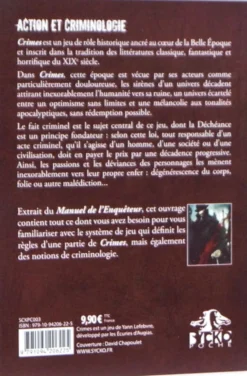 Crimes : Action et Criminologie (Poche)