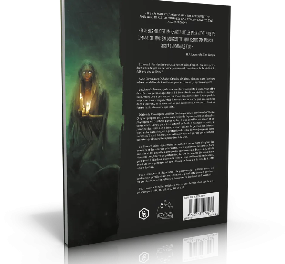 Cthulhu Origines - Livre du témoin