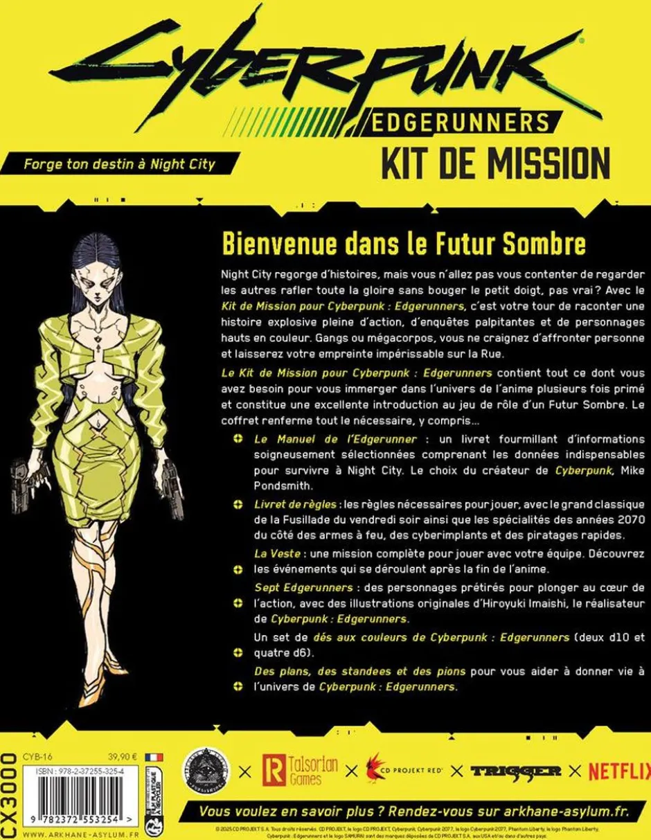 Cyberpunk Edgerunners : Kit de mission