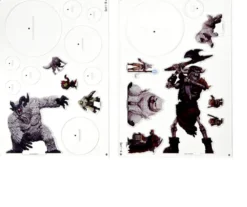 D&D Idols of the Realms 2D Minis: Icewind Dale Rime of the Frostmaiden Frost Giant Skeleton
