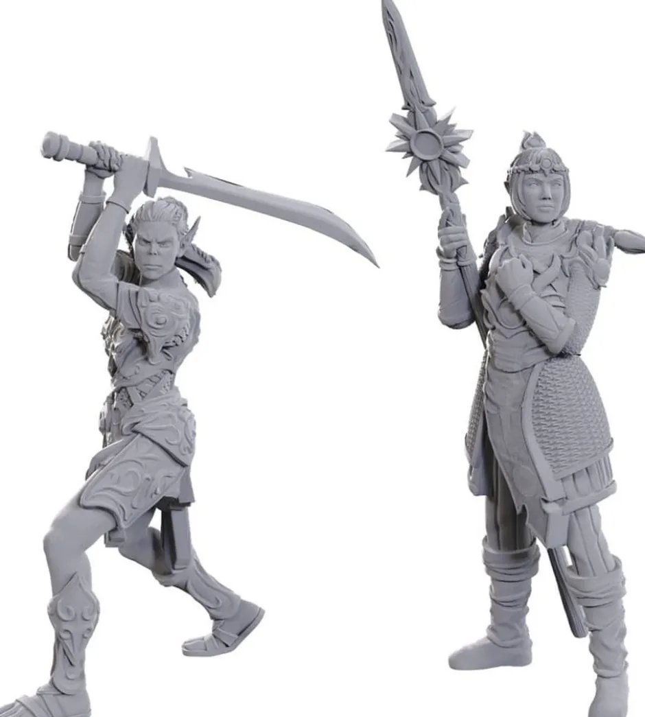 D&D Nolzur's Marvelous Miniatures - Baldur's Gate : Lae'zel & Shadowheart