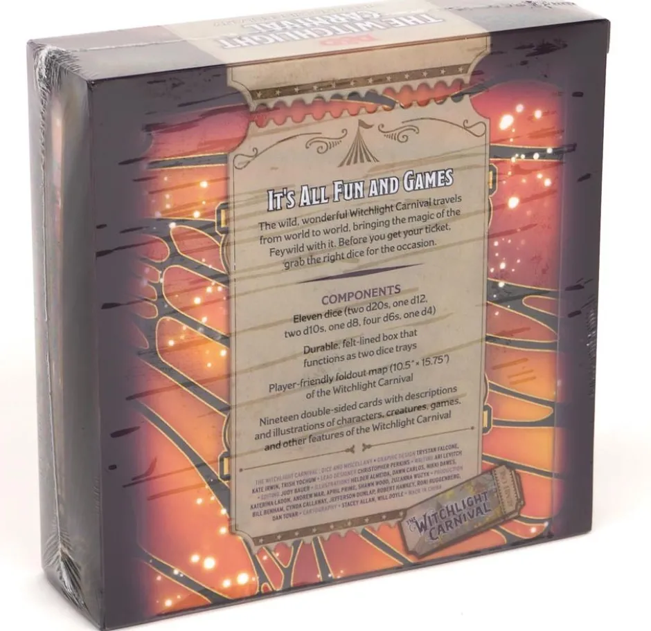 D&D: Witchlight Carnival Dice & Miscellany Set