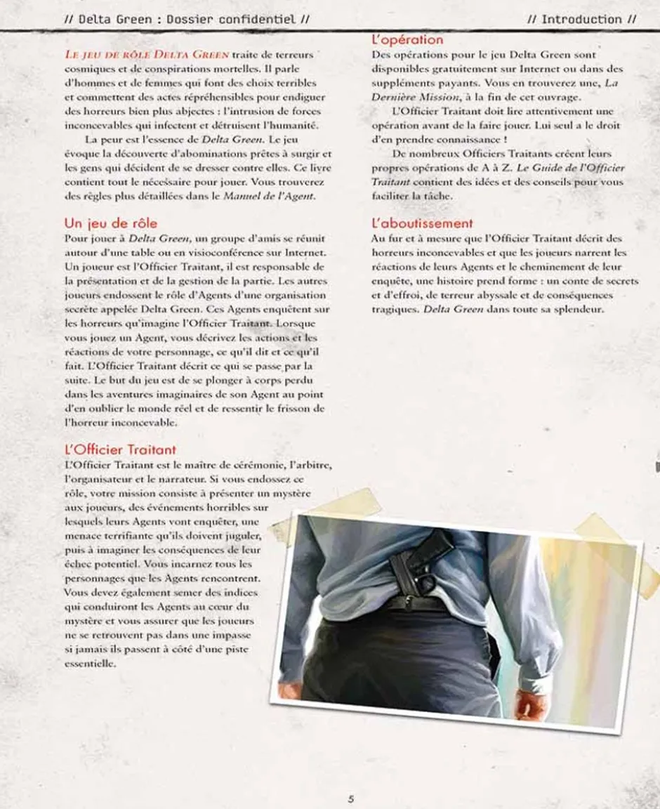 Delta Green : Ecran + dossier confidentiel