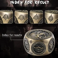 Dice-Vortex - Laiton