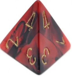 Dé à l'unité : d4 Gemini (couleur aléatoire)