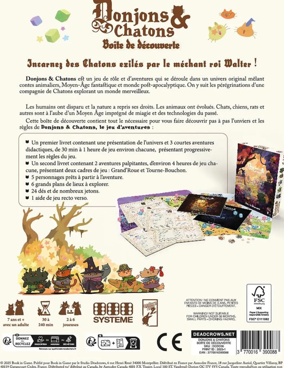 Donjons & Chatons : Boite de découverte