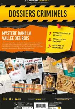 Dossiers Criminels : Mystères dans la Vallée des Rois