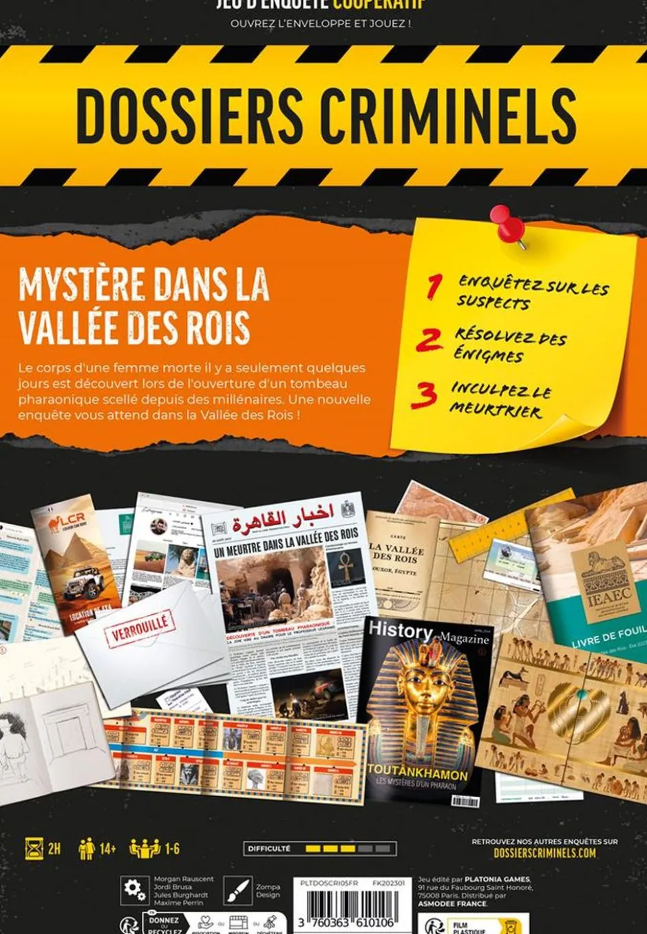 Dossiers Criminels : Mystères dans la Vallée des Rois
