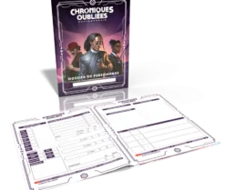 Dossiers de personnage (x5) - Chroniques Oubliées Contemporain 2ème édition