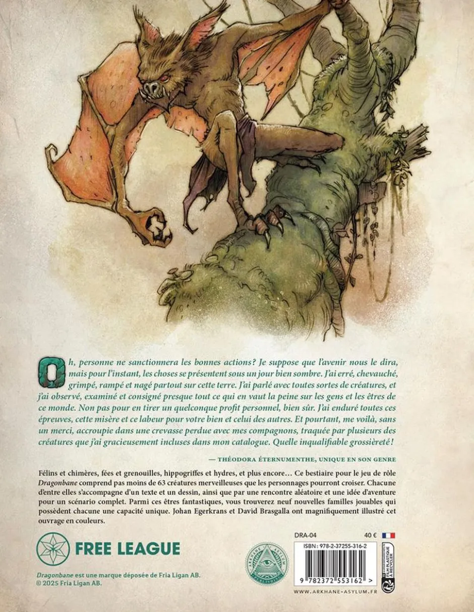 Dragonbane : Bestiaire