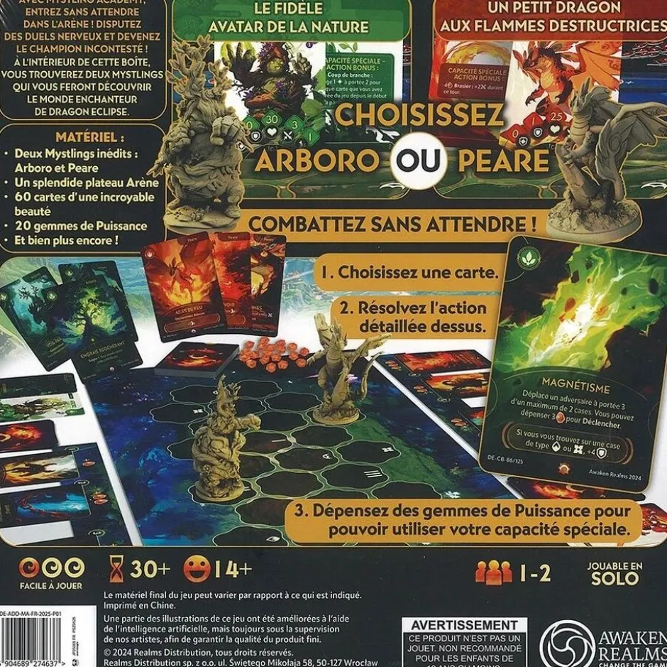 Dragon Eclipse : Mystling Academy - Peare Vs Arboro
