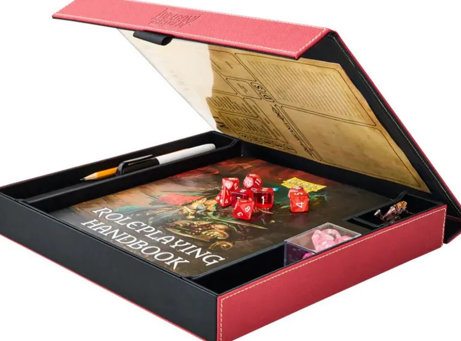 Dragon Shield Player Companion / Rangement pour Aventurier (rouge)