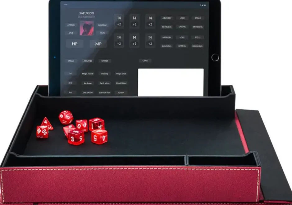 Dragon Shield Player Companion / Rangement pour Aventurier (rouge)