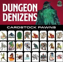 Dungeon Denizens 5E: Cardstock Pawns