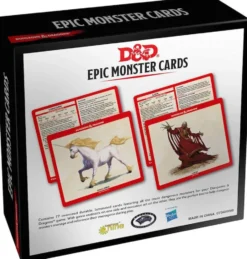 Dungeons & Dragons 5th Edition: Epic Monsters Cards VO