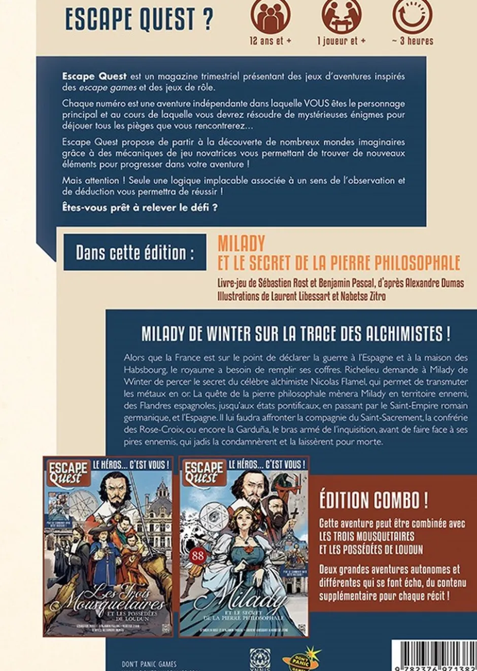 Escape Quest : Milady et le secret de la pierre philosophale