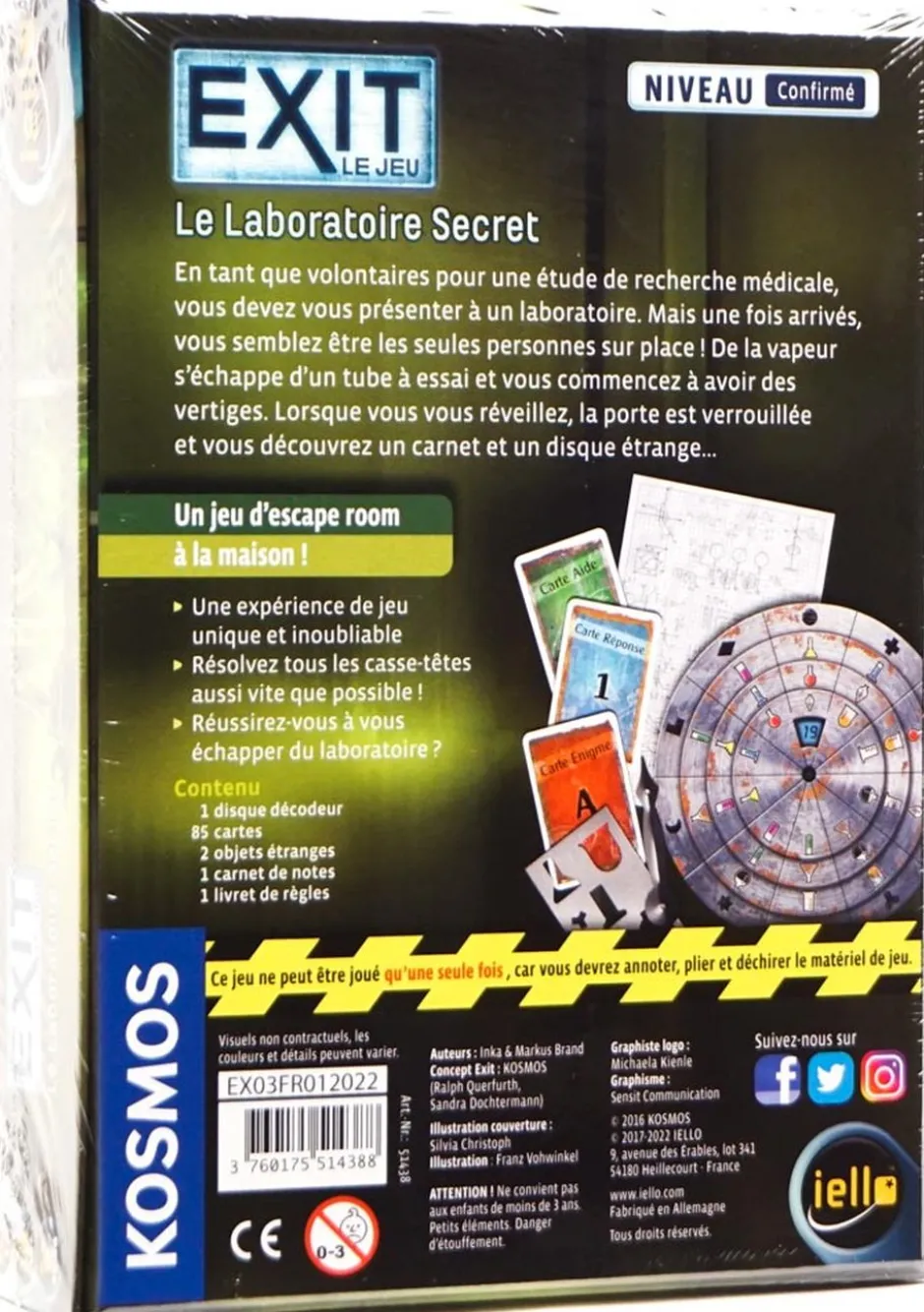 Exit : Le Laboratoire Secret
