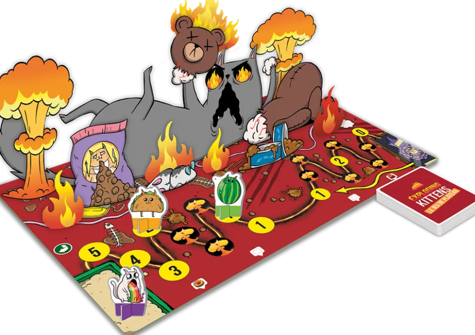 Exploding Kittens : Le jeu de plateau
