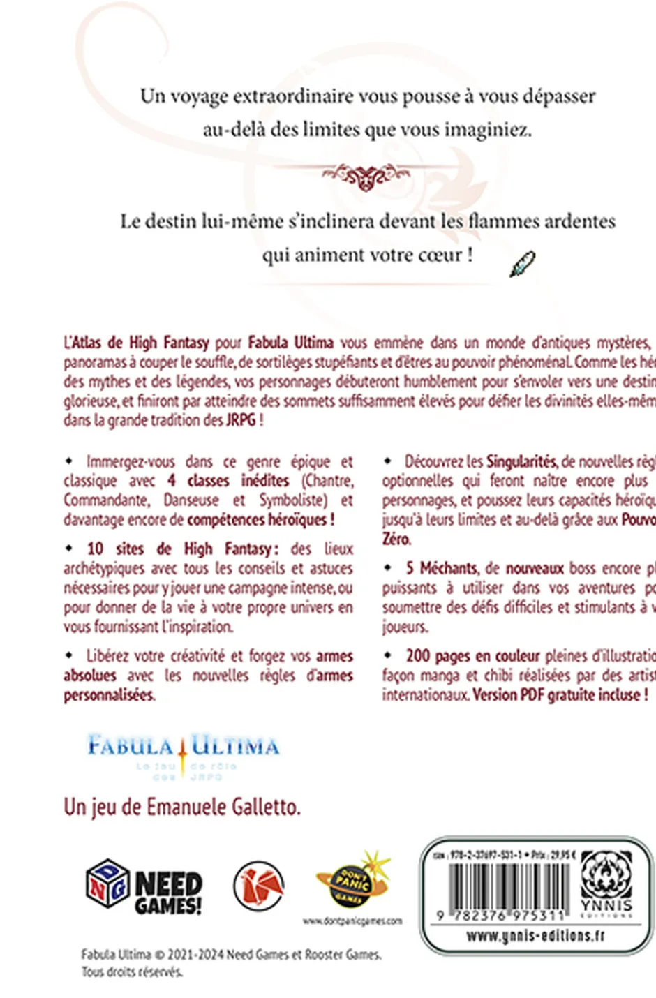 Fabula Ultima - Atlas de High Fantasy