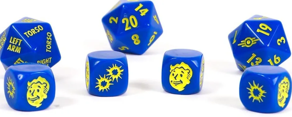 Fallout le jeu de rôle officiel : Set de dés