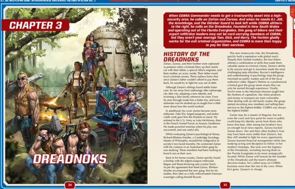 G.I. JOE RPG: Intercontinental Adventures - Factions in action Vol. 2 VO