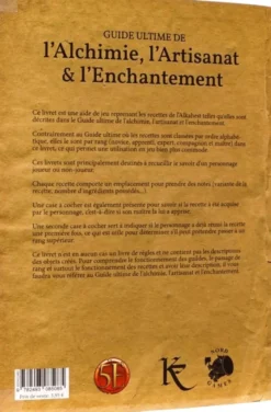 Guide ultime de l'Alchimie, l'Artisanat et l'Enchantement : Livre de recettes Abstracteur (5E)