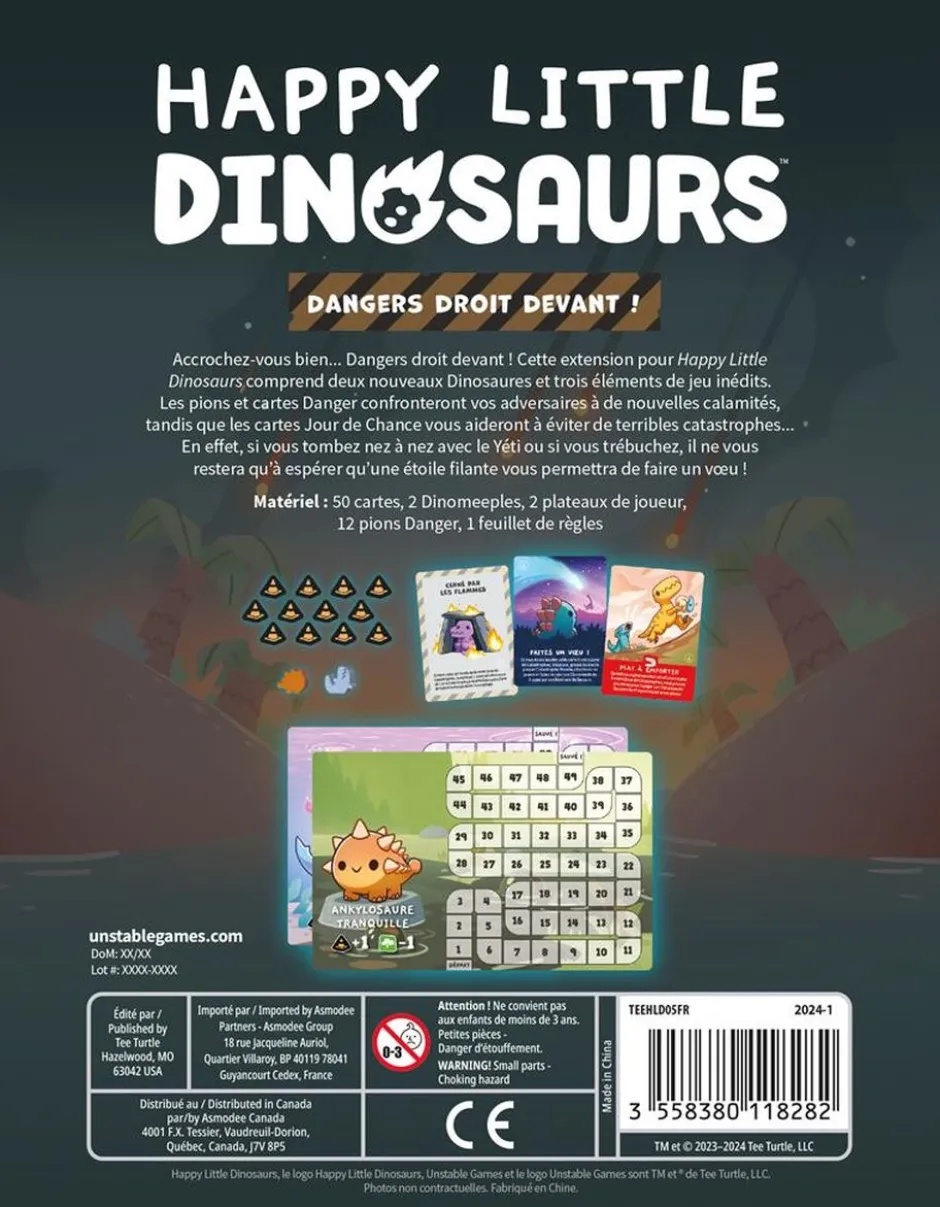 Happy Little Dinosaurs : Dangers droit devant (Ext)