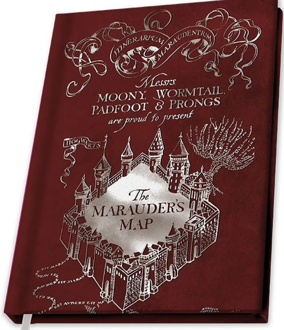 Harry Potter : Cahier Carte du Maraudeur