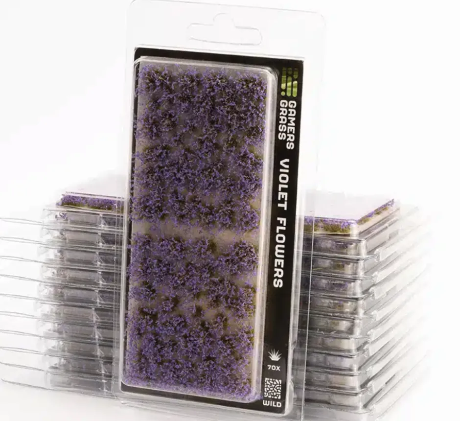 Herbes synthétiques : Violet Flowers