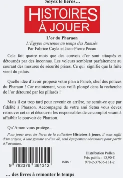 Histoires à Jouer : L'Or du Pharaon