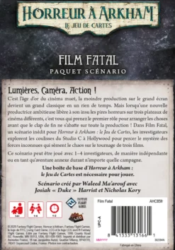 Horreur à Arkham JCE - Film Fatal (Paquet scénario)