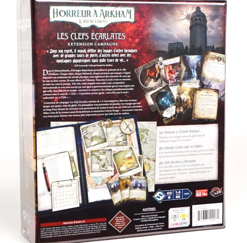 Horreur à Arkham JCE - Les Clefs Ecarlates (Ext. Campagne)