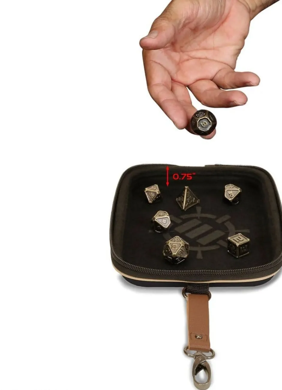 Housse de Rangement pour Set de Dés : Noir