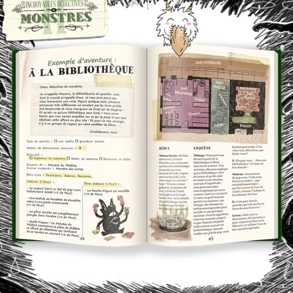 Incroyables Détectives de Monstres - Livre de Base